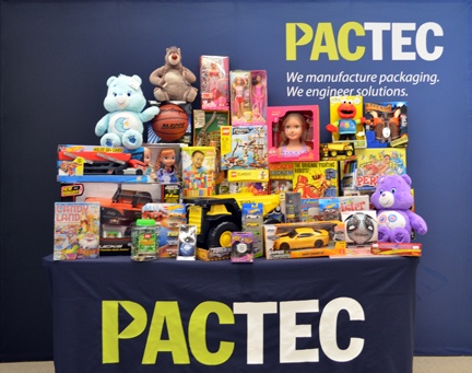 PacTec, Inc. Employees Donate to Toys for Tots